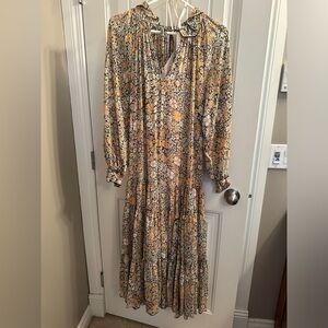 Feeling groovy maxi dress free people